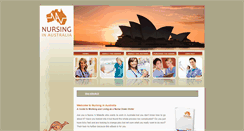 Desktop Screenshot of nursingaustralia.info